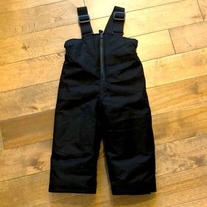 Black Mountain Toddler Black Snowpants - Size 18M